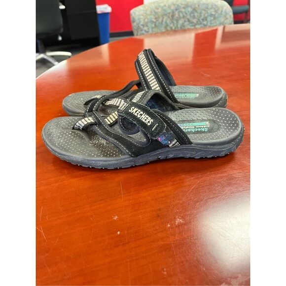 Skechers Womens Reggae Seize the Day Thong Sandals sz 8 - Picture 5 of 7